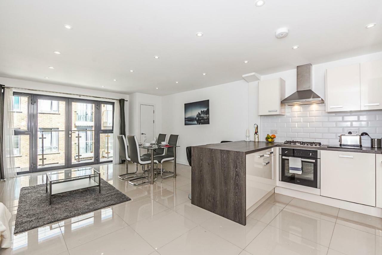 Modern Apartment Canary Wharf 런던 외부 사진