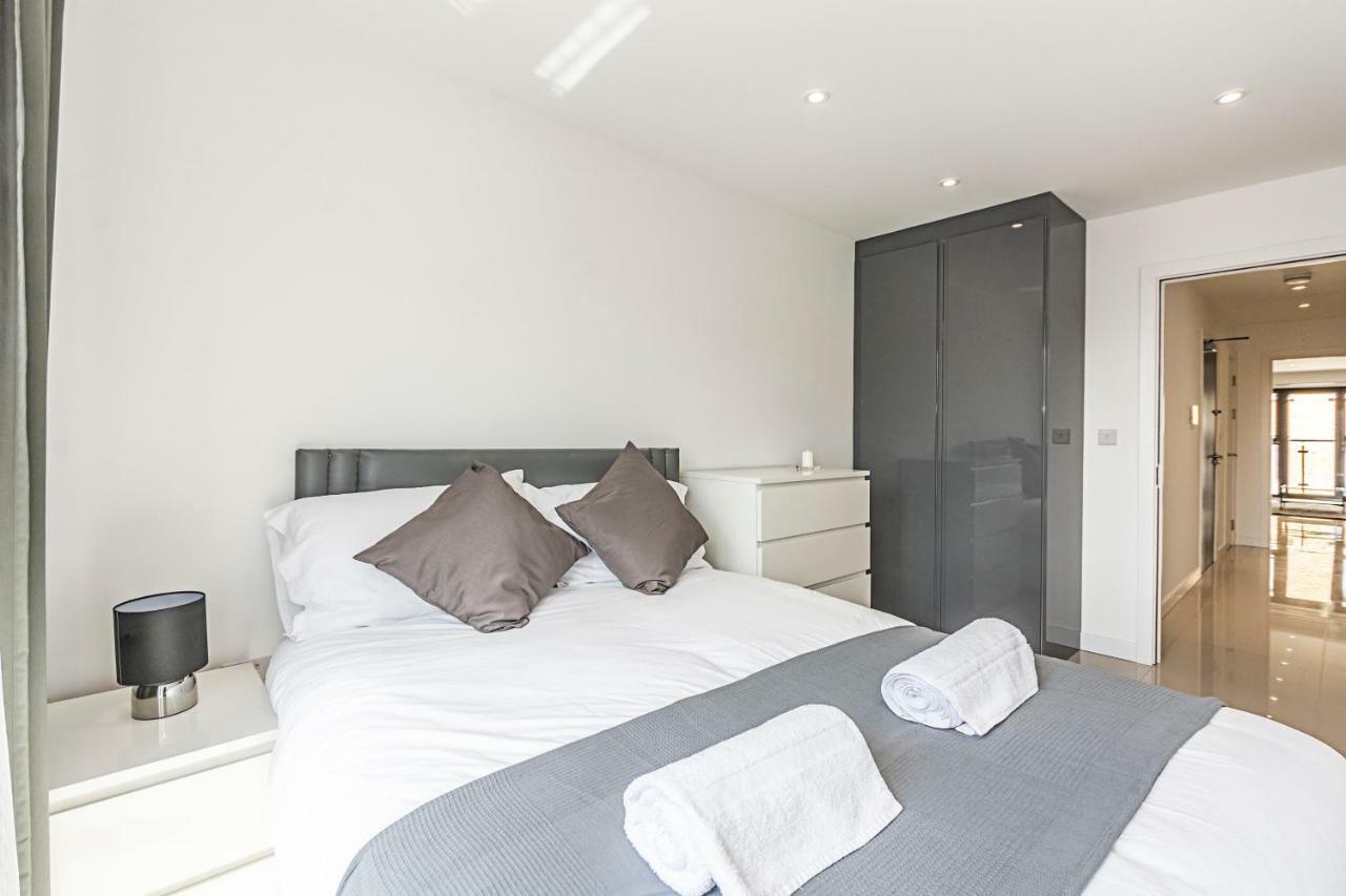 Modern Apartment Canary Wharf 런던 외부 사진