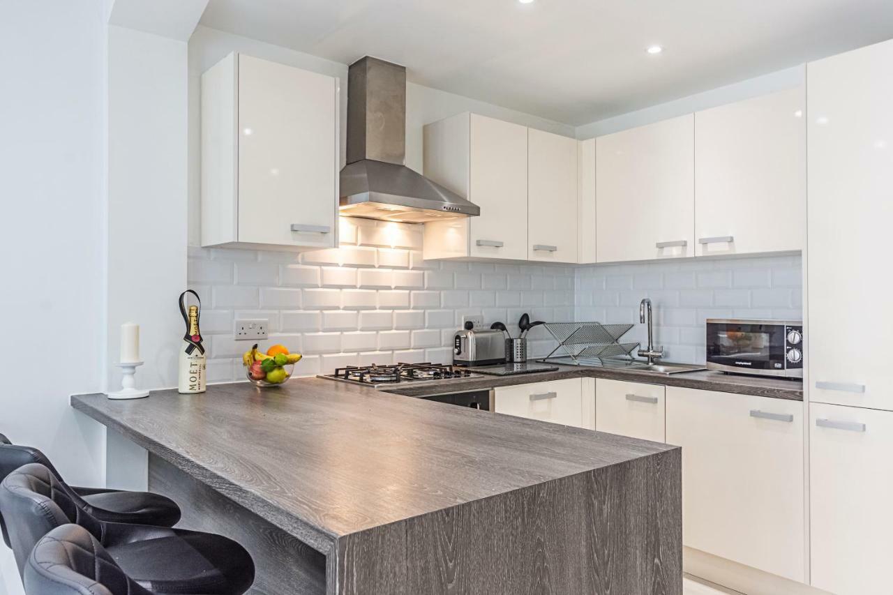 Modern Apartment Canary Wharf 런던 외부 사진